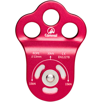 Three-hole Single Pulley For rock Climbing And Tree Climbing