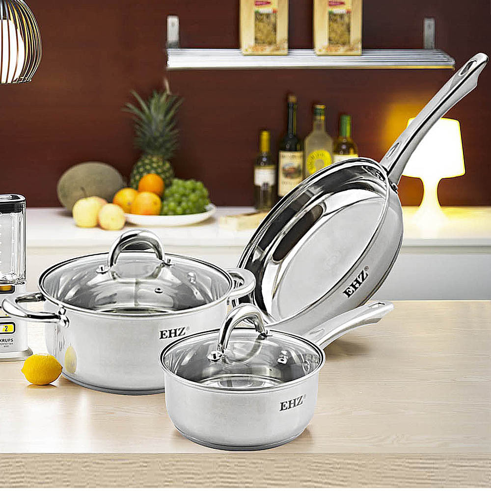 STAINLESS STEEL POT SET