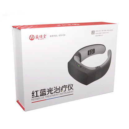 Neck Red And Blue Light Therapy Device