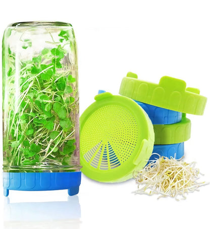 Mason Jar Sprouting Lids American Bean Sprouts Glass Jar