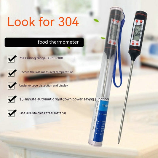 Electronic Thermometer TP101 Digital Display Probe Barbecue Written Test Bbq Temperature Measuring Pen Food