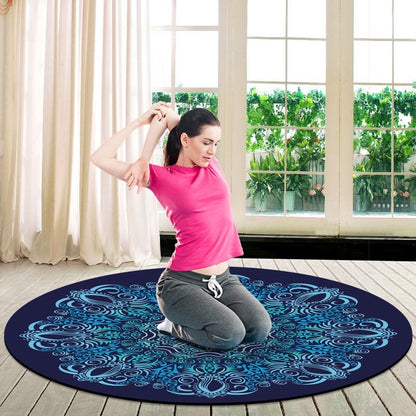 Natural Rubber Round Yoga Mat Professional